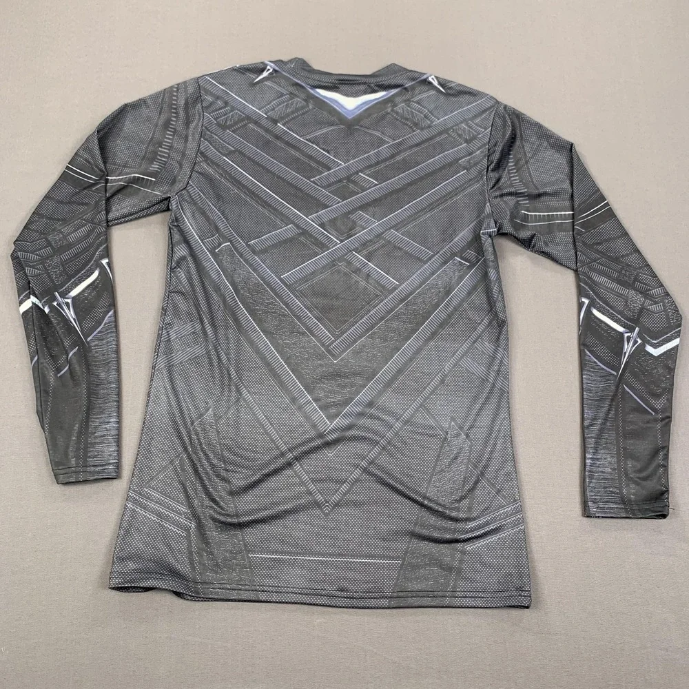 Black Panther Shirt Kids 3XL Black Marvel Long Sleeve‎ Superhero Costume Top